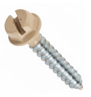 10A250SLX0Z/CAS 10A X 2 1/2 SLOT HWH SMS PT.CASHMERE  ZINC